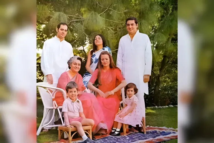 Rahul Gandhi, Priyanka Gandhi and family